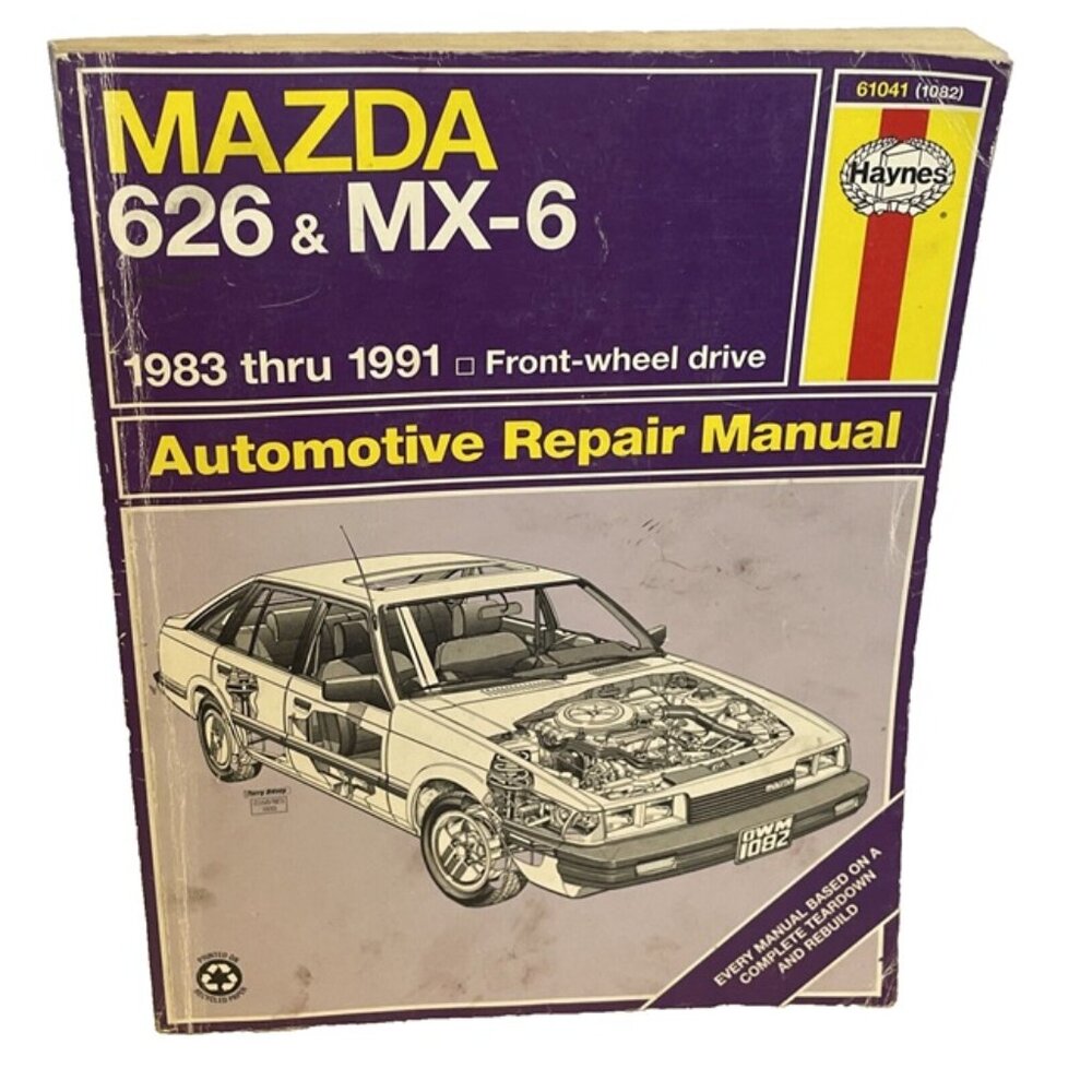 Haynes Automotive Repair Manual Ser. Mazda 626 and MX-6 Automotive Repair